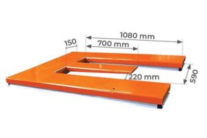 HE E-shaped electric lift table