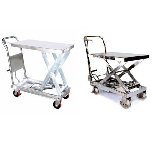 Stainless Steel Lift Cart
