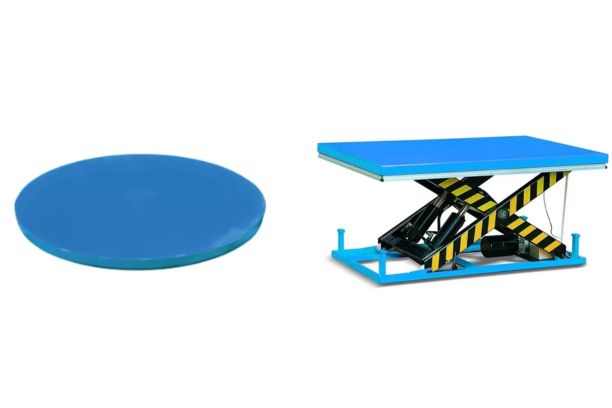 Turntable + Stationary Lift Tables