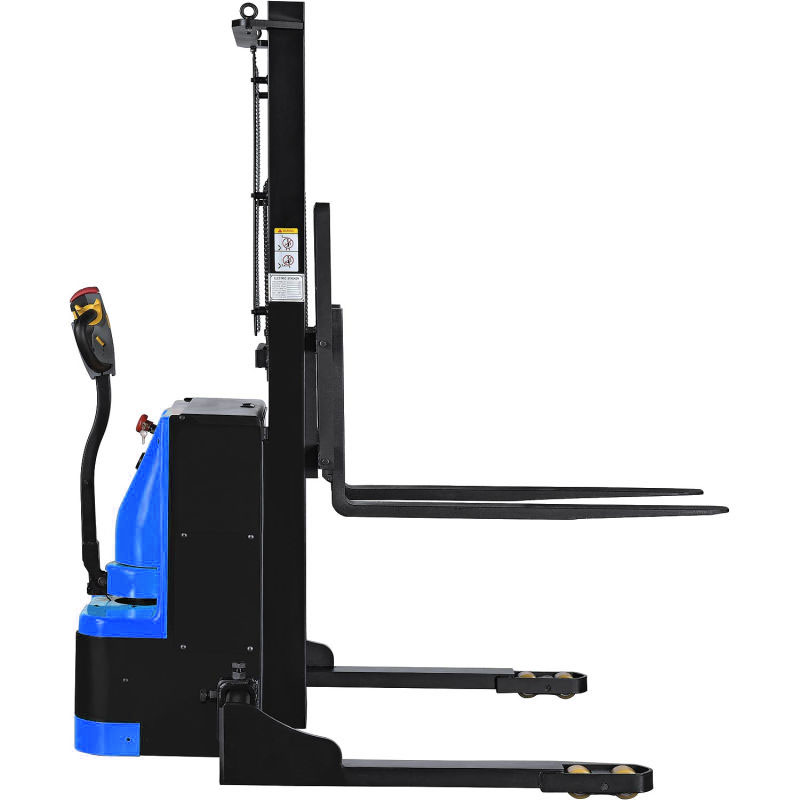 HH1216 straddle leg fully powered lift stacker truck- Iliftequip.com
