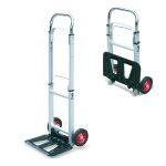 AT90 Portable Aluminium Folding Heavy Duty Sack Truck Transport Trolley Cart