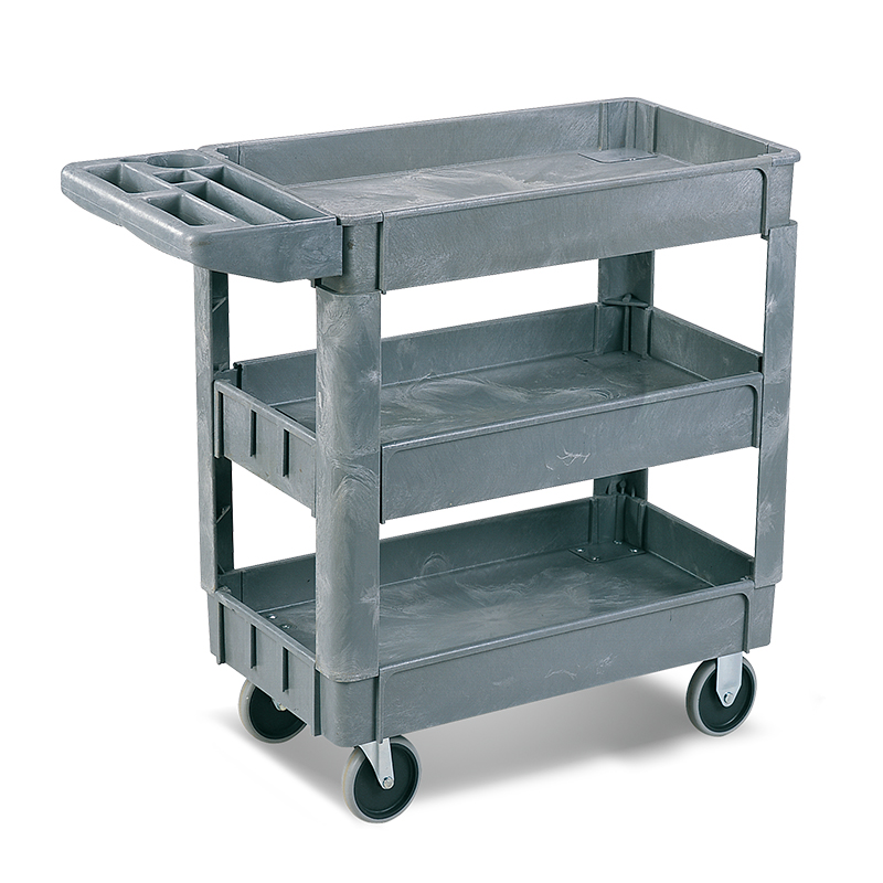 UB252 plastic utility platform cart, plastic platform truck
